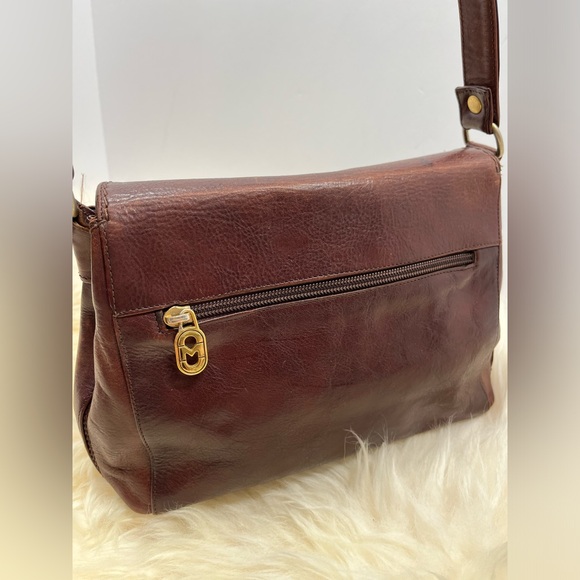 Marino Orlandi Made In Italy Large Speedy Leather Satchel Crossbody - Picture 5 of 16